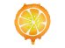 Foil balloon Orange, 35 cm, orange