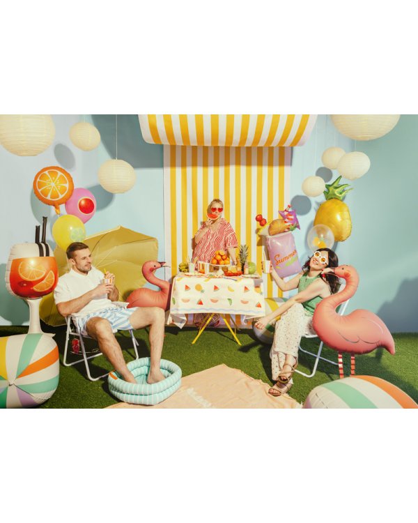 Foil balloon Cocktail, 47x79 cm, pink