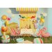 Foil balloon Pineapple, 38x68 cm, yellow