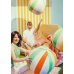 Foil balloon Striped Ball, 75 cm, mix