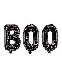 Foil Balloon BOO, 65x35cm, mix