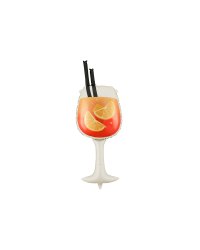 Foil balloon Drink, 34x100 cm, mix