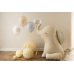 Foil balloon Elephant, 84x90 cm, beige
