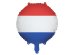 Foil balloon Dutch Flag, 35 cm, mix