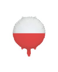 Foil balloon Polish Flag, 35 cm, mix
