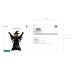 Foil Standing Balloon Scarecrow XXL, 111.5x152 cm, black