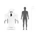 Foil Standing Balloon Ghost XXL, 109x165 cm, white