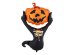Foil balloon Scarecrow, 60x100 cm, black and orange