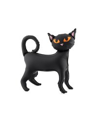 Standing foil balloon Cat, 45x48 cm, black