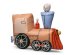 Обложка книги «Standing foil balloon Train, 76x72 cm, brown»