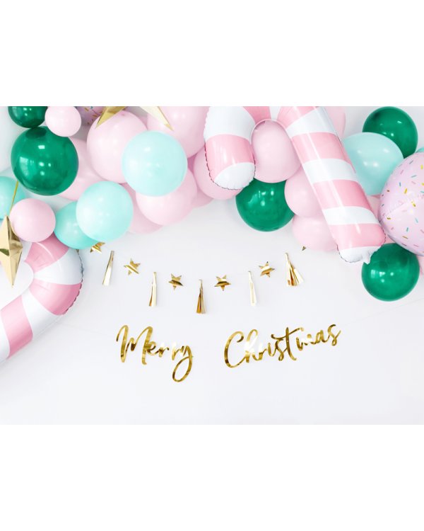 Foil balloon Candy cane, 50x82cm, pink