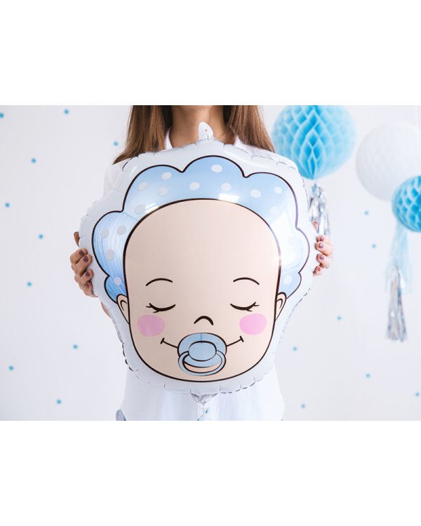 Foil balloon Baby - Boy, 40x45cm, mix