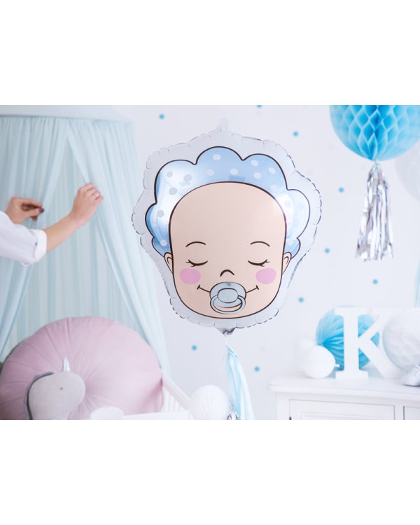 Foil balloon Baby - Boy, 40x45cm, mix