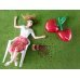 Foil balloon Cherry, 88x73cm, mix