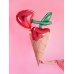 Foil balloon Cherry, 88x73cm, mix