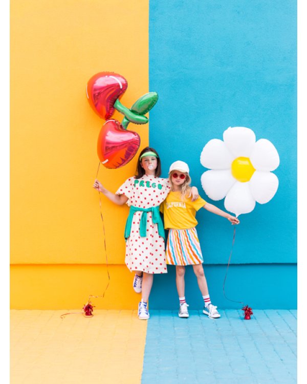 Foil balloon Cherry, 88x73cm, mix