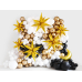 Foil balloon Star 3D, 95cm, gold