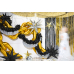 Foil balloon Star 3D, 70cm, black