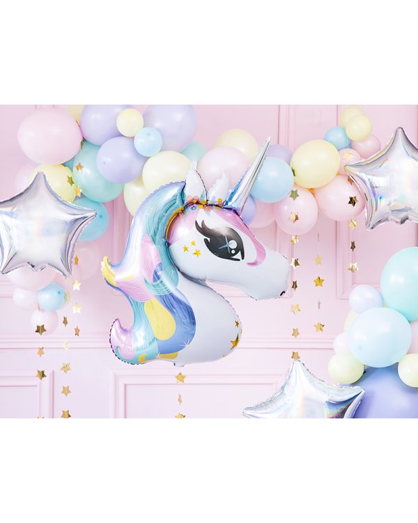 Foil balloon Unicorn, 73x90cm, mix