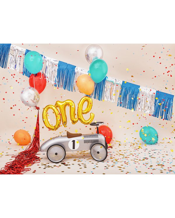 Foil balloon One, 66x37cm, gold