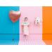 Foil balloon Heart, 72x73cm, rose gold