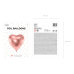 Foil balloon Heart, 72x73cm, rose gold