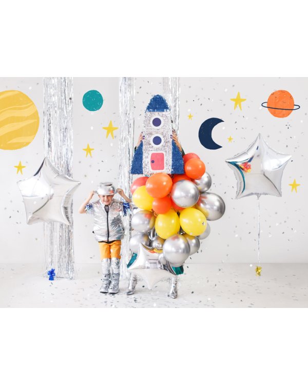 Foil balloon Star, 70cm, silver