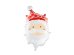 Foil balloon Santa, 37x60cm, mix