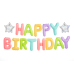Foil Balloon Happy Birthday, 395x35cm, mix Foil Balloon Happy Birthday, 395x35cm, mix