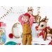 Foil balloon Reindeer, 50x62cm, mix