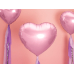 Foil Balloon Heart, 45cm, light pink