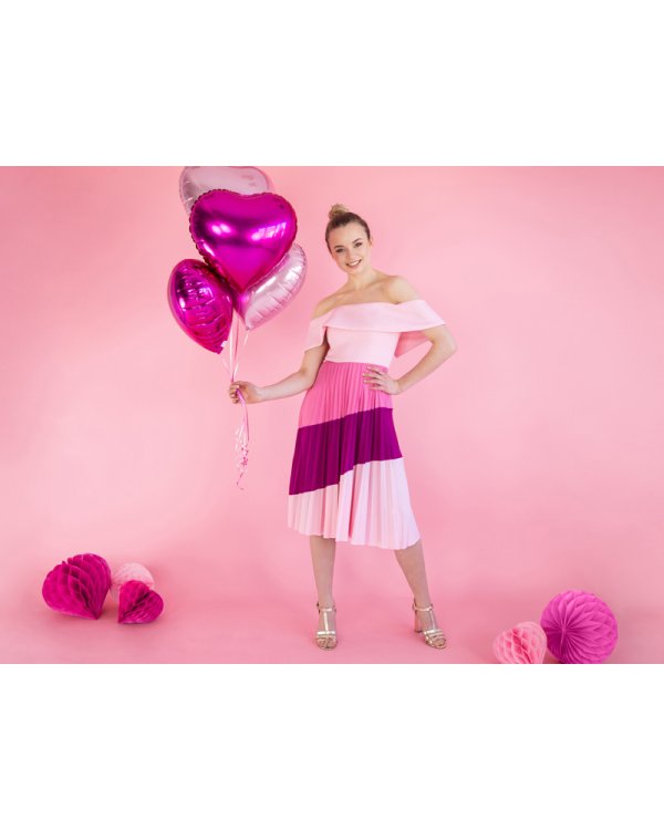 Foil Balloon Heart, 45cm, light pink