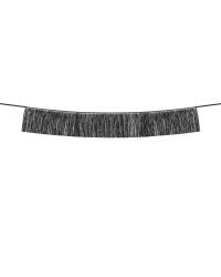 Fringe garland, black