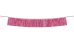 Fringe garland, pink