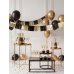 Дополнительное изображение книги «Foil fringe garland, 300x25 cm, black and gold»
