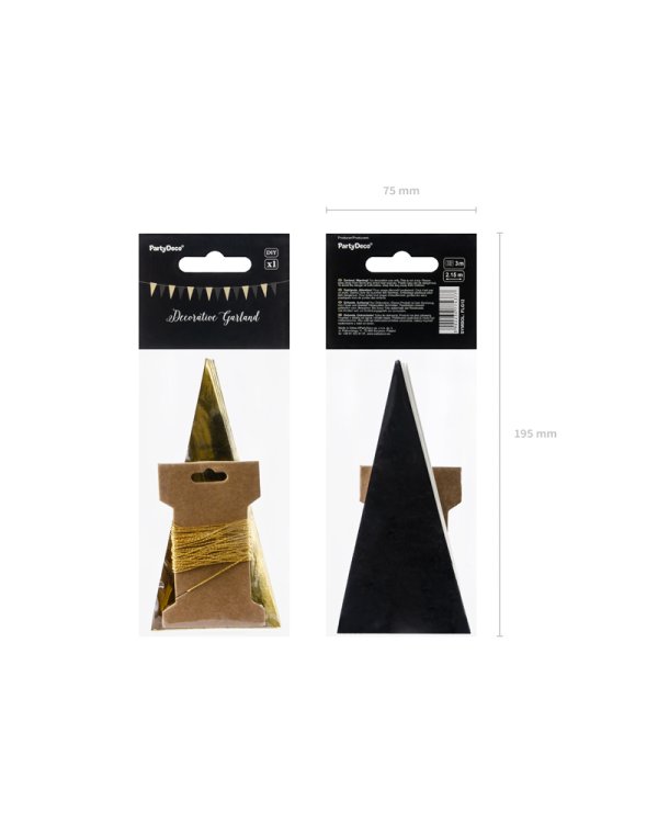 Bunting, mix, 2.15 m