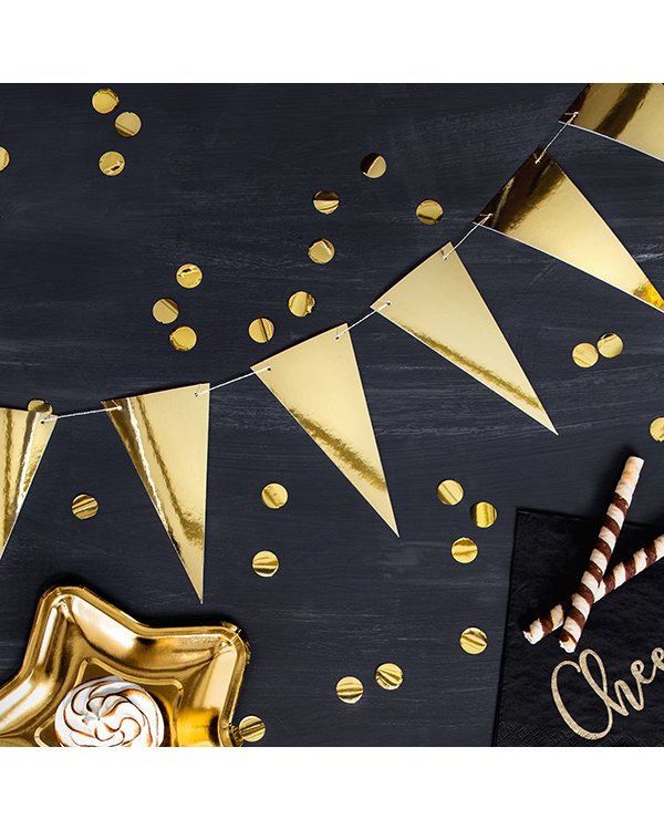 Bunting, gold, 2.15 m