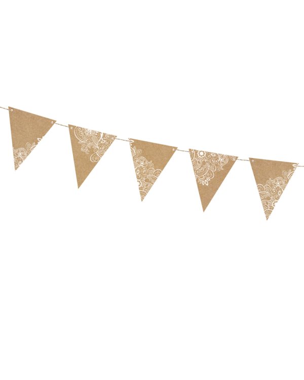 Bunting, kraft, 2.1 m