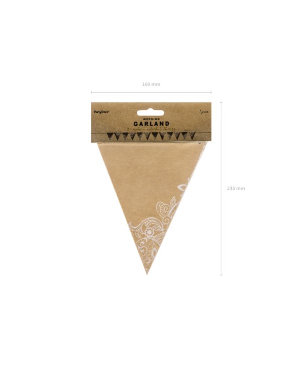 Bunting, kraft, 2.1 m