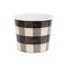 Snack buckets Check pattern, 14 cm, mix (1 pkt / 2 pc.)