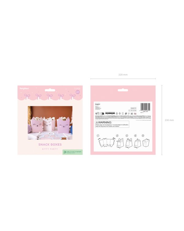 Cat Snack Boxes, Mixed (1 pkt / 3 pc.)