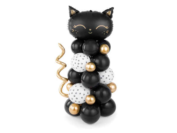 Balloon bouquet Cat, black,  83x140cm