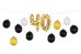 Balloon garland 3in1 - 40th birthday, mix, 260x32cm