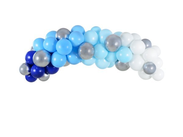 Balloon garland - blue, 200cm (1 pkt / 60 pc.) Balloon garland - blue, 200cm (1 pkt / 60 pc.)