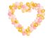 Balloon garland with frame, pink, 160 cm
