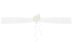 Organza garlands, white, 1.8m (1 pkt / 2 pc.)