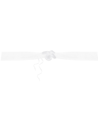 Organza garlands, white, 1.8m (1 pkt / 2 pc.)
