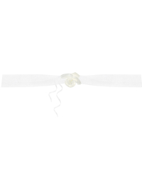 Organza garlands, cream, 1.8m (1 pkt / 2 pc.)
