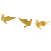 Garland Doves, gold, 86cm