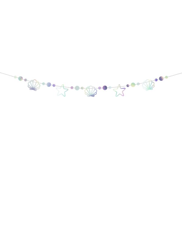 Garland Mermaid, iridescent, 1.65m